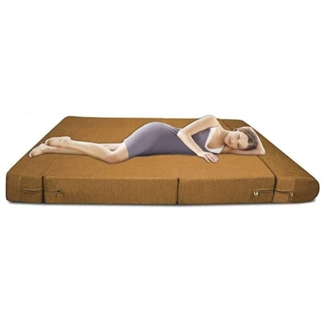 Nadia Camel Foldable Mattress Sofa Bed