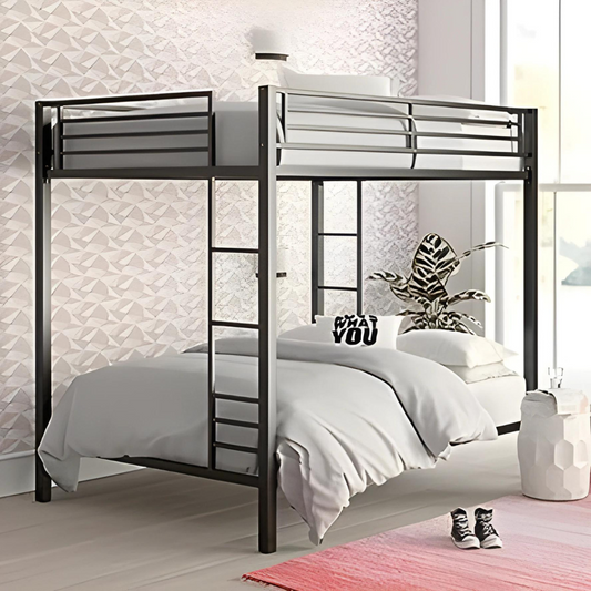 Peridot Metal Bunk Bed in Black Color