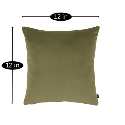 Green Velvet Set of 2 Cushion with Quality Material