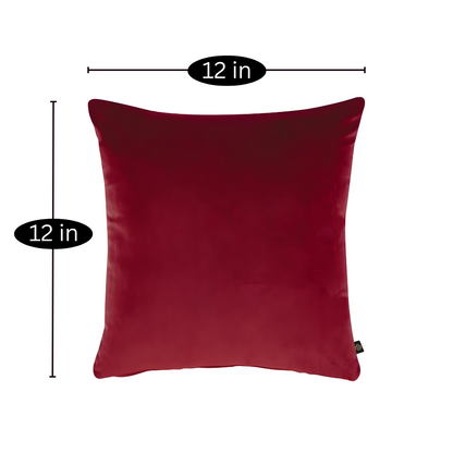 Red Velvet Set of 2 Cushion with Quality Material