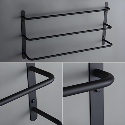 Designer Modern Multi Purpose Metal Stand in Black Finish and Powder Coating