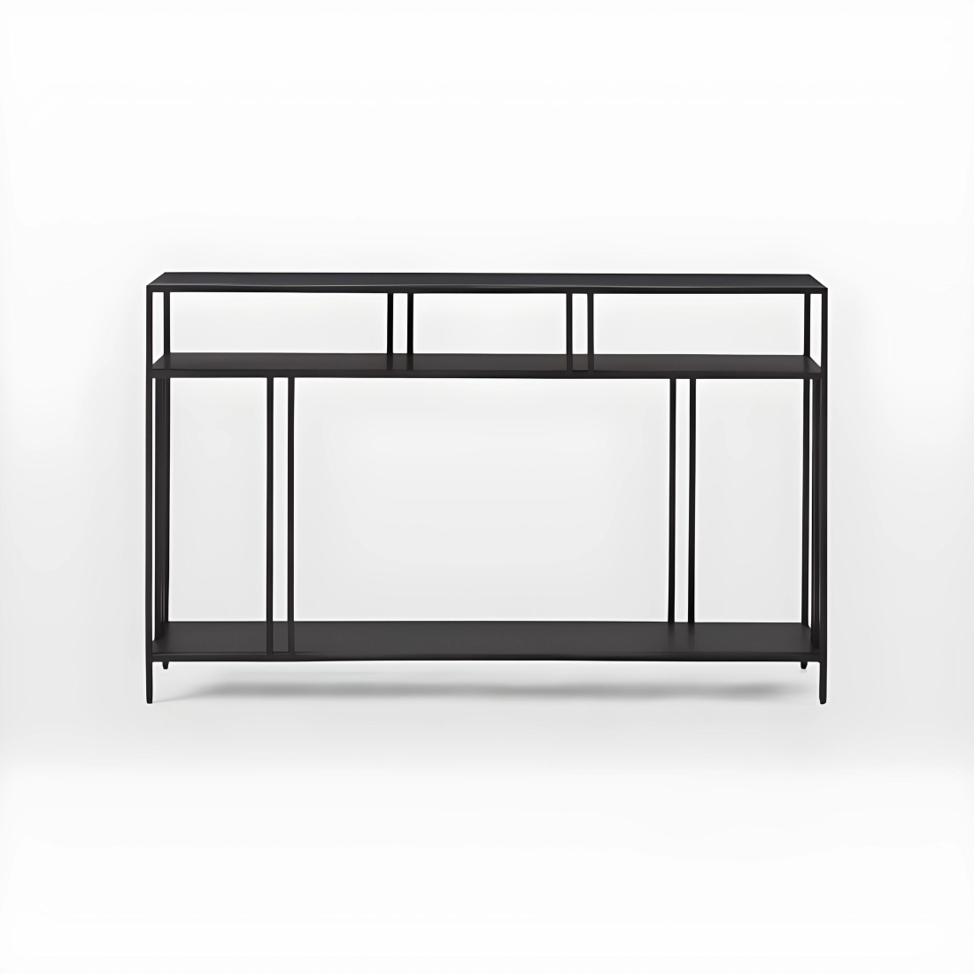 Designer Multi Purpose Metal Stand in Black Finish and Powder Coating