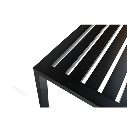 Octave Black Multi Purpose Ottoman Metal Bench