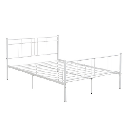 Amelia Without Storage Metal Bed(Color - White)