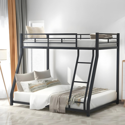 Athena Metal Bunk Bed in Black Color