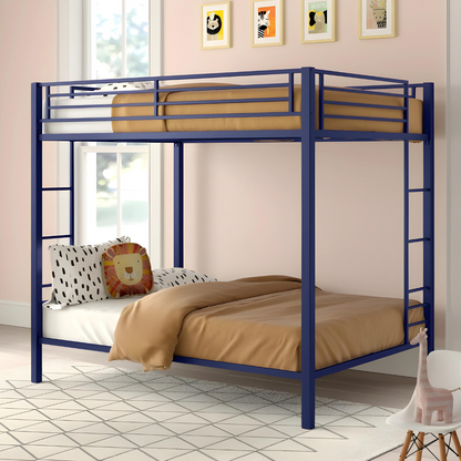 Amar Metal Bunk Bed in Blue Color