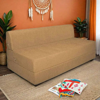 Nadia Camel Foldable Mattress Sofa Bed