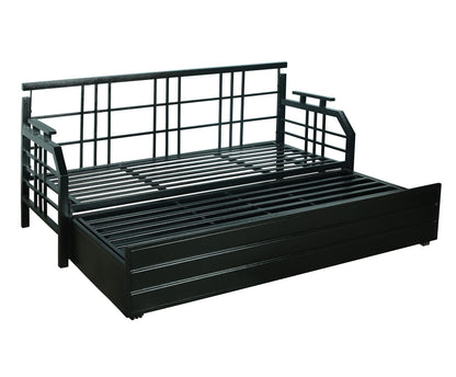 Black Balasam Hydraulic Storage Metal Sofa Cum Bed with Mattress & Pillow (Color - Camel)