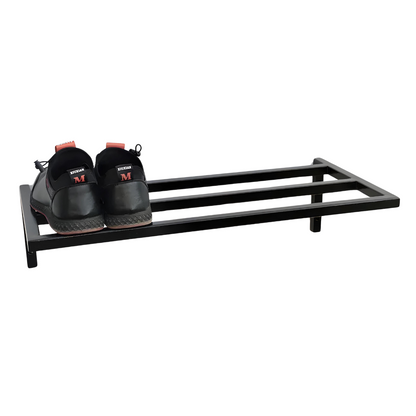 Metal Shoe Stand in Black Finish and Powder Coating