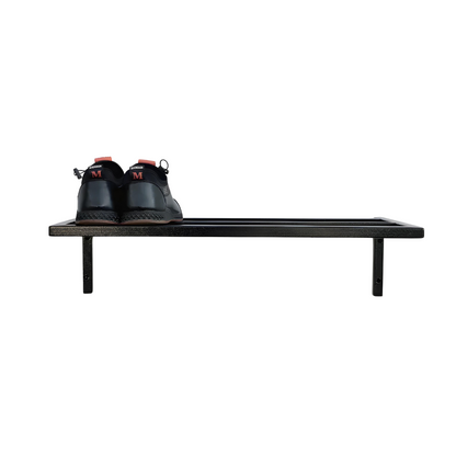 Metal Shoe Stand in Black Finish and Powder Coating