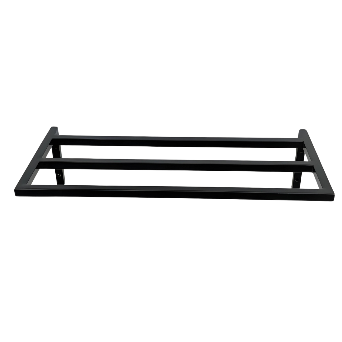 Metal Shoe Stand in Black Finish and Powder Coating